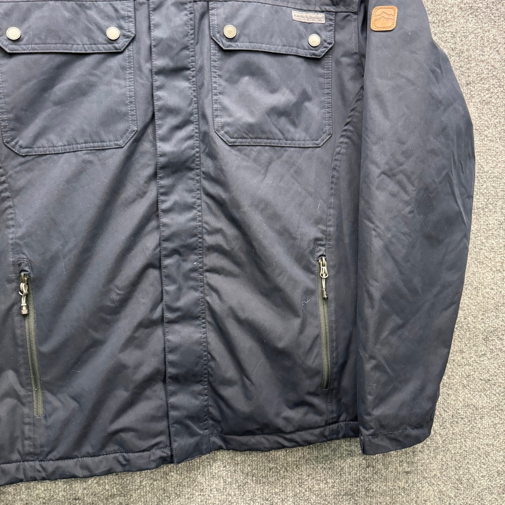 Rugged Elements Jacket Mens Medium Navy Blue Flee… - image 10